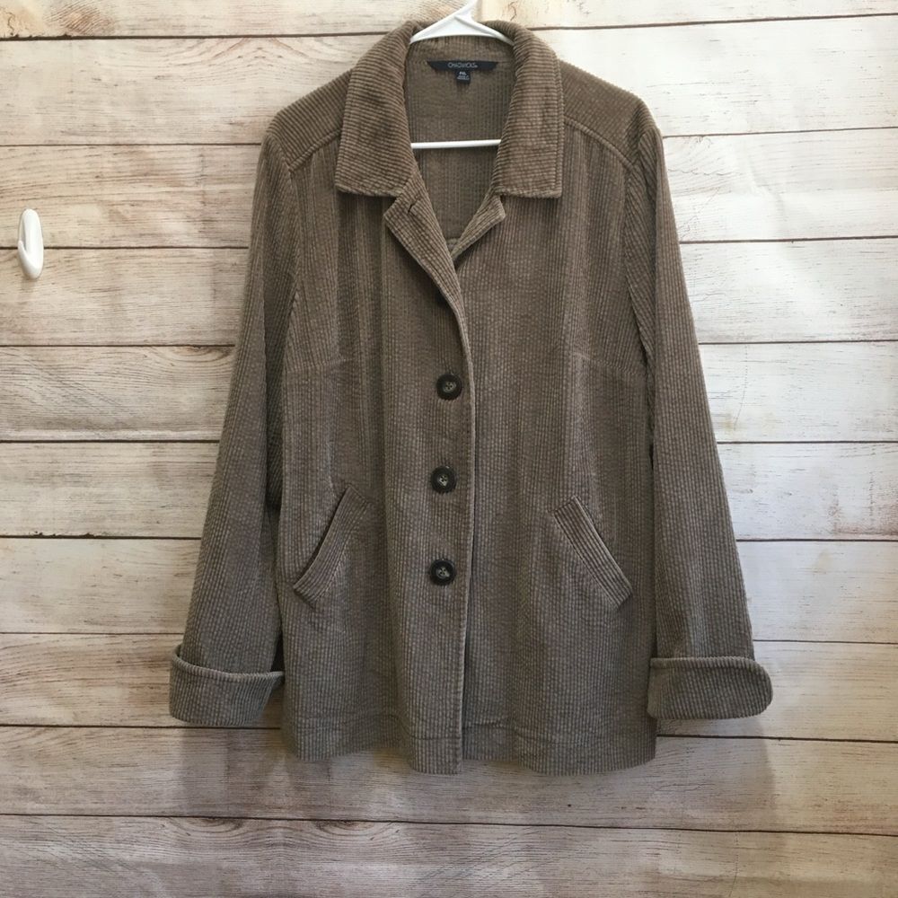 CHADWICK’S‎ CORDUROY BLAZER IN TAN